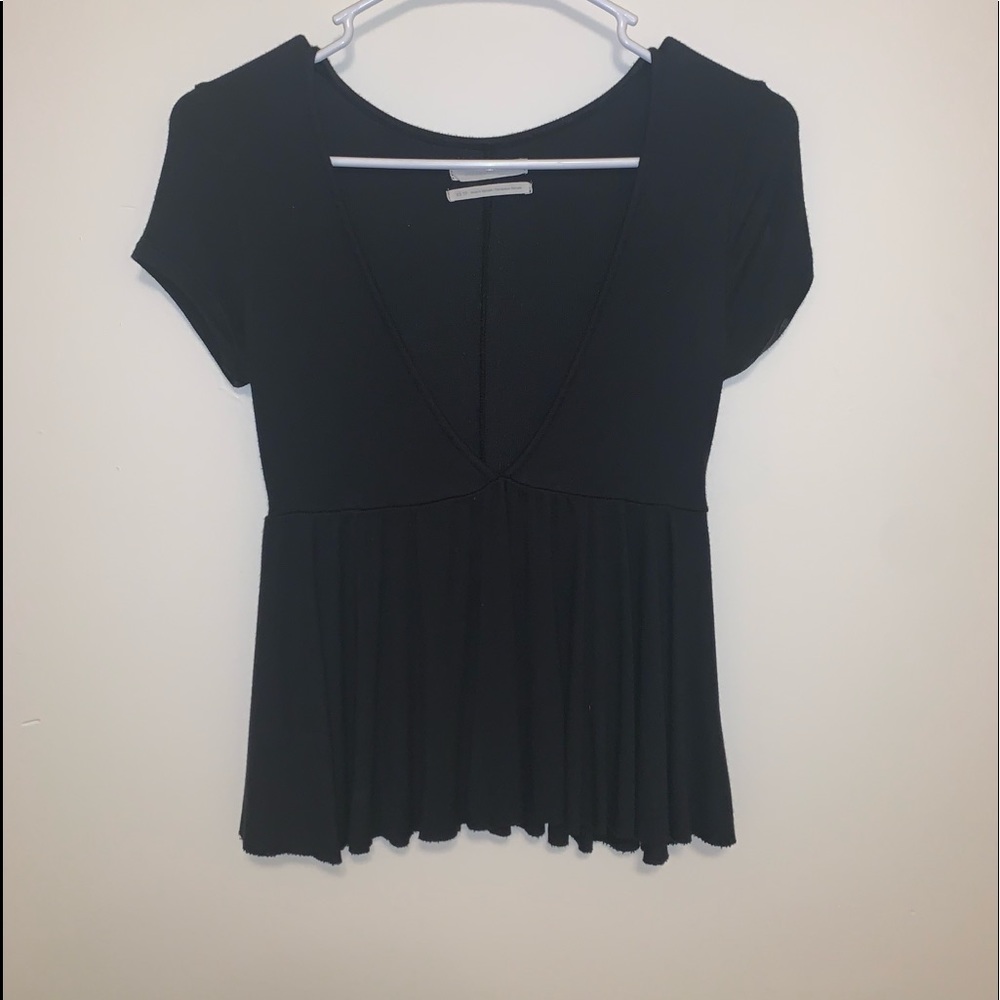 Urban Outfitters Low V Neck T